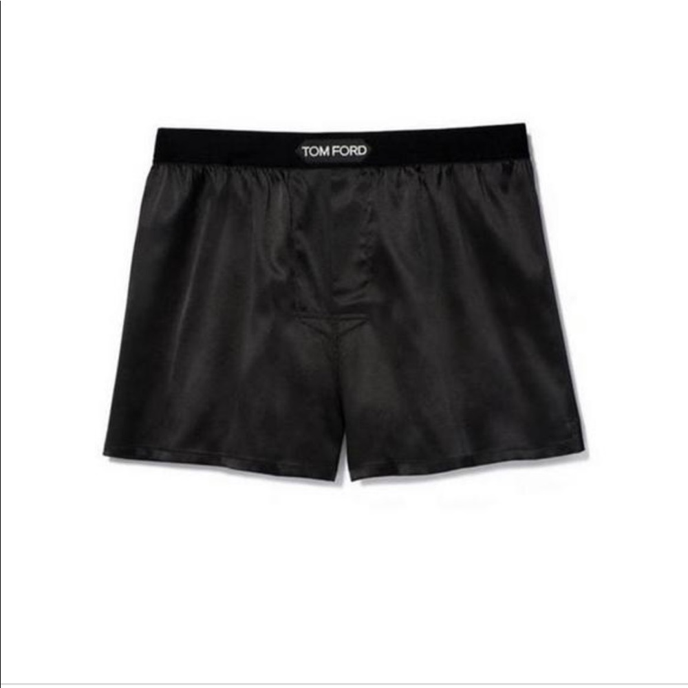 Tom Ford Black Silk Shorts